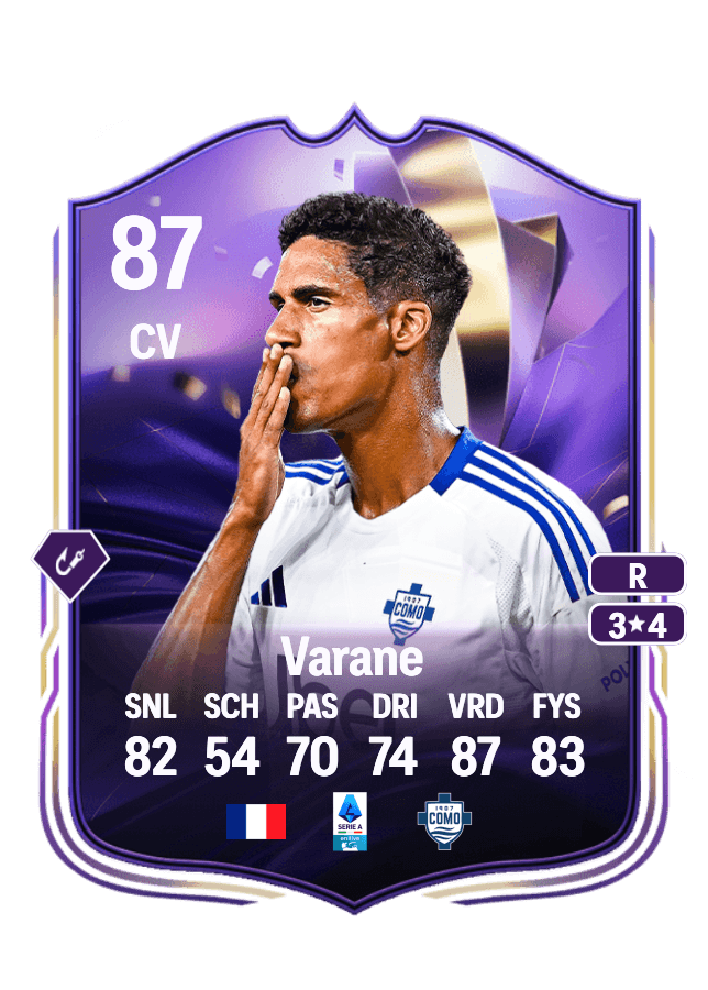 Raphaël Varane card