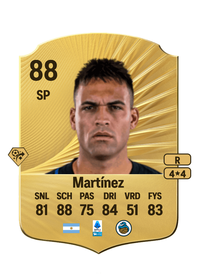 Lautaro Martínez card