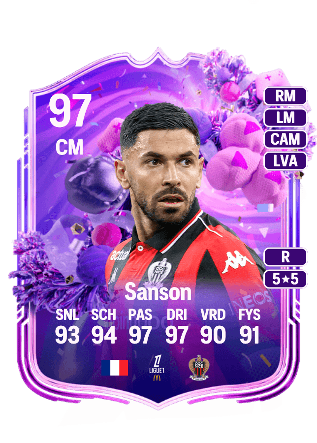 Morgan Sanson card