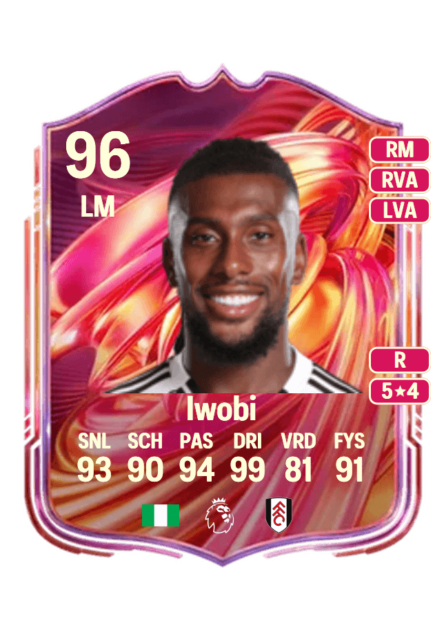 Alex Iwobi card