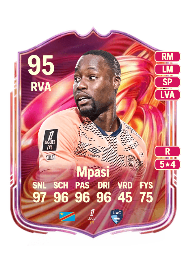 Lionel Mpasi card
