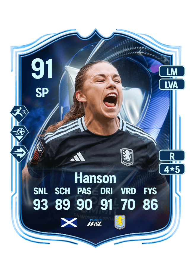 Kirsty Hanson card