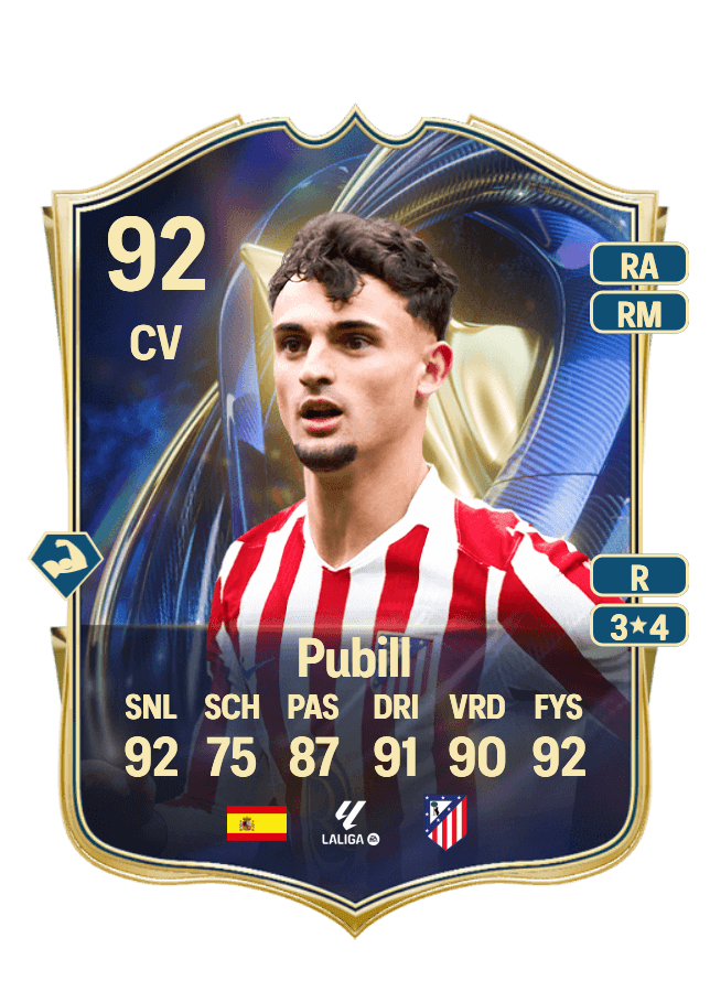 Pubill card