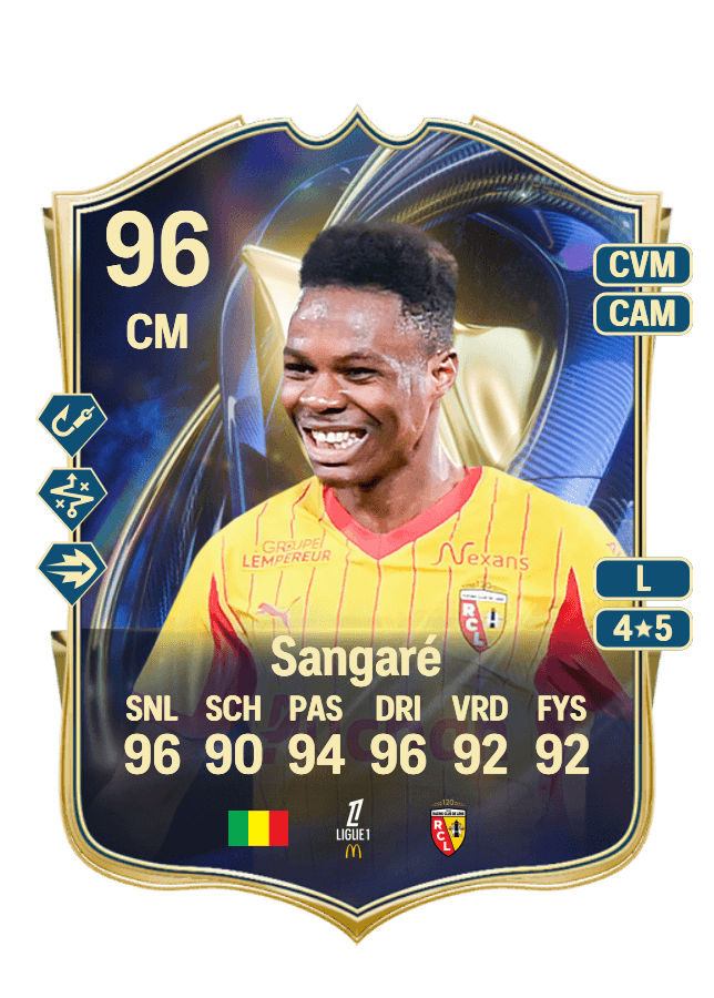 Mamadou Sangaré card