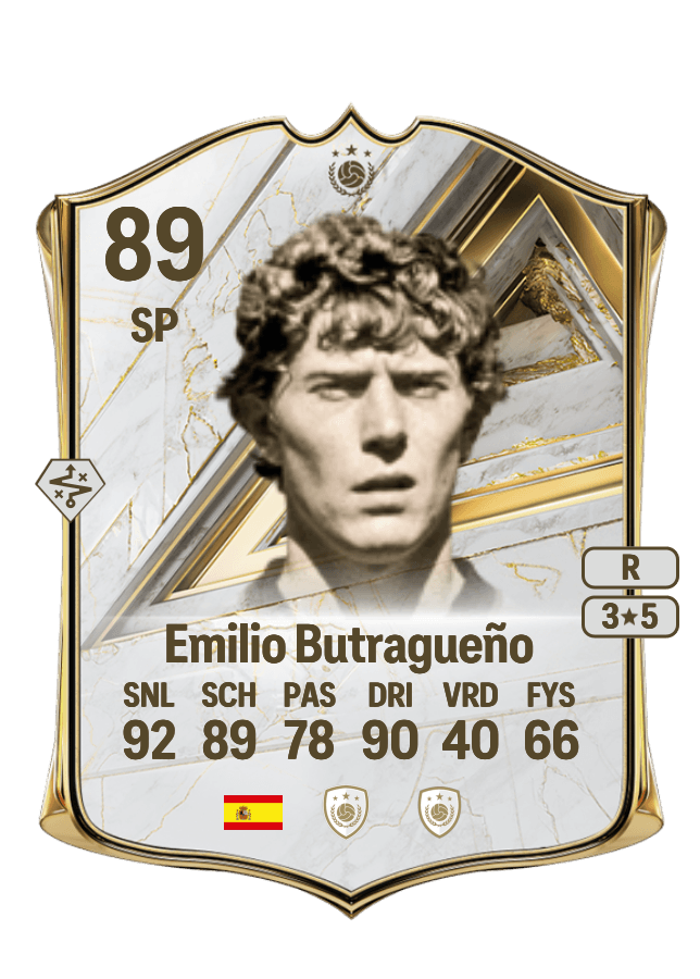 Emilio Butragueño card