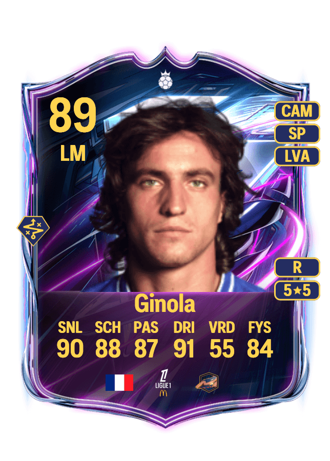 David Ginola card