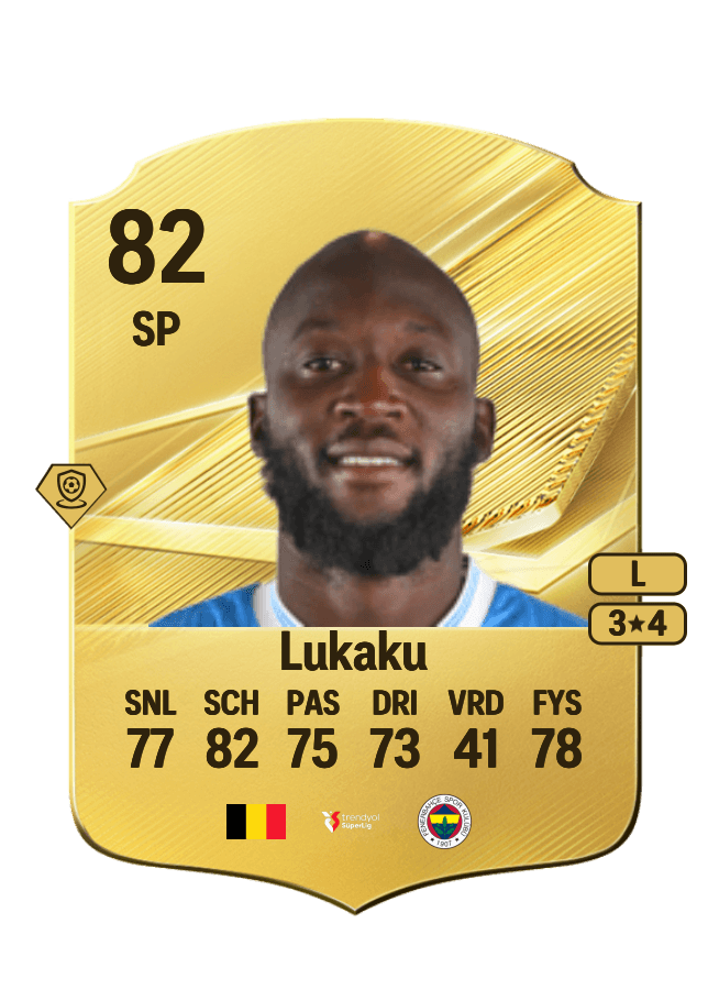 Romelu Lukaku card