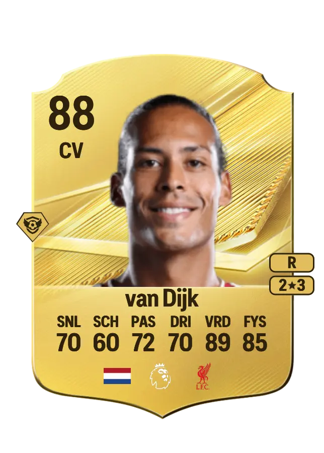Virgil van Dijk card