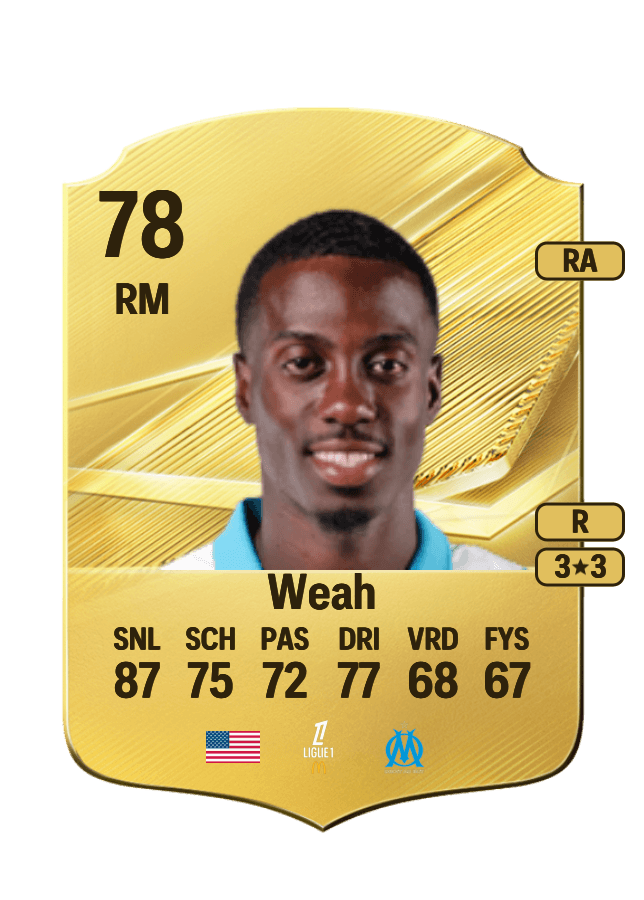 Timothy Weah card