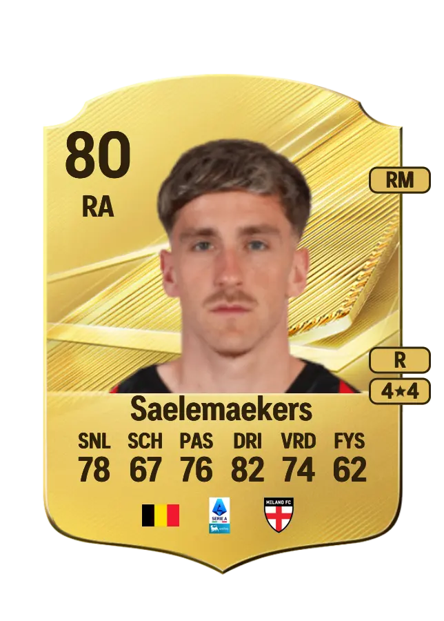Alexis Saelemaekers card