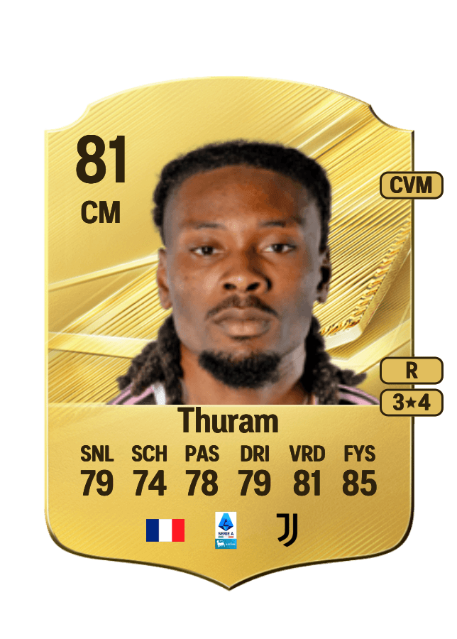 Khéphren Thuram card