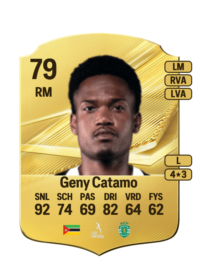 Geny Catamo card