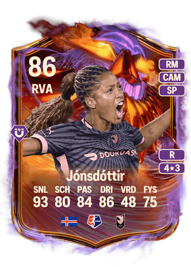 Sveindís Jane Jónsdóttir card