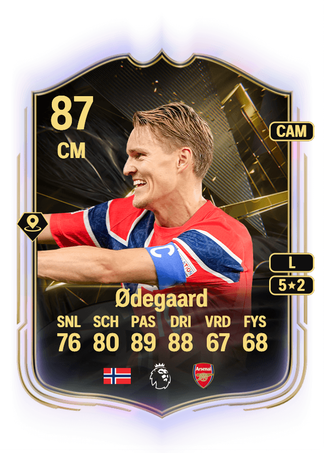 Martin Ødegaard card