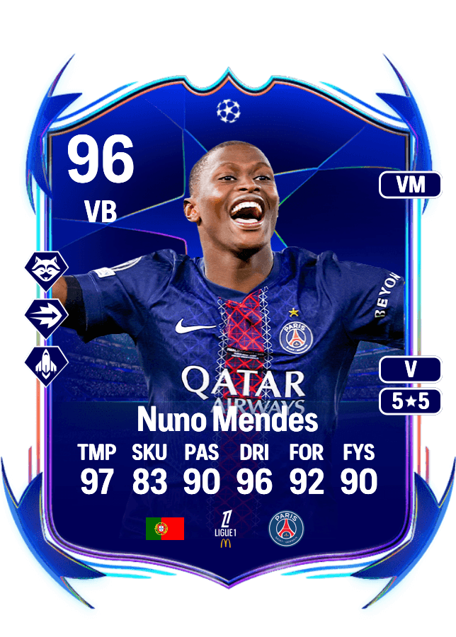 Nuno Mendes card