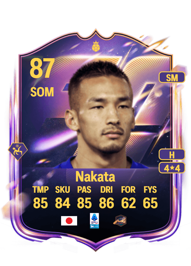 Hidetoshi Nakata card