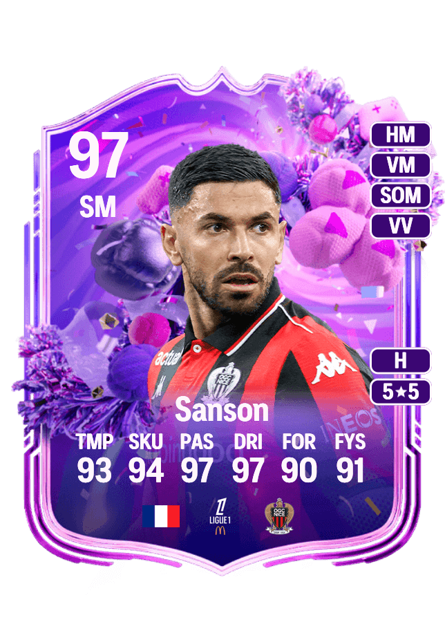 Morgan Sanson card