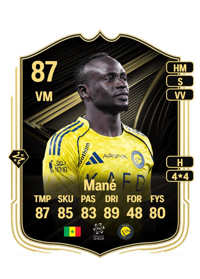 Sadio Mané card