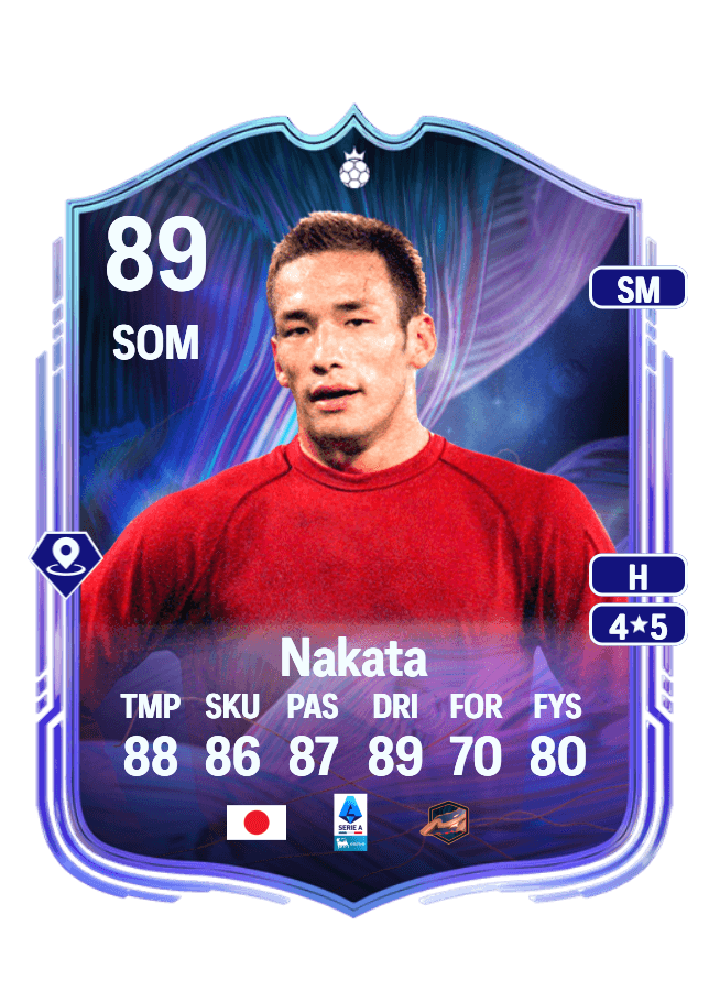 Hidetoshi Nakata card