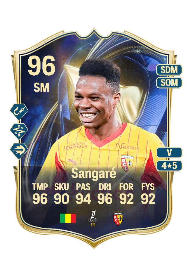 Mamadou Sangaré card