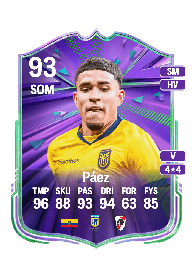 Kendry Páez card