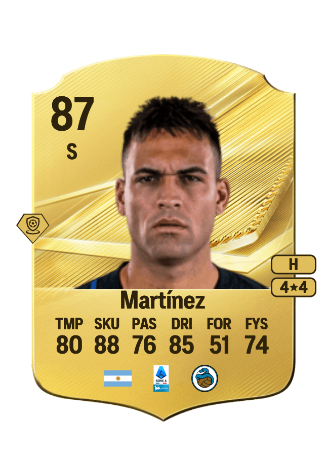 Lautaro Martínez card