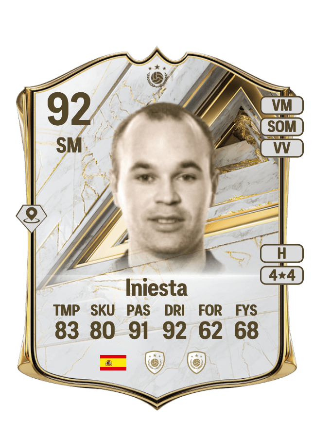 Iniesta card