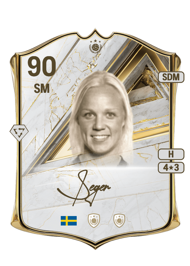 Caroline Seger card