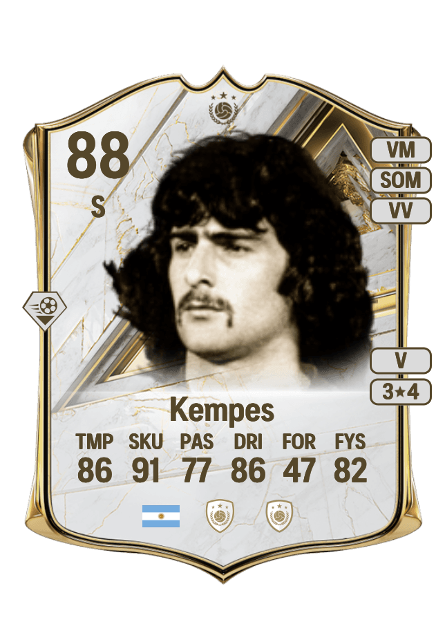 Mario Kempes card