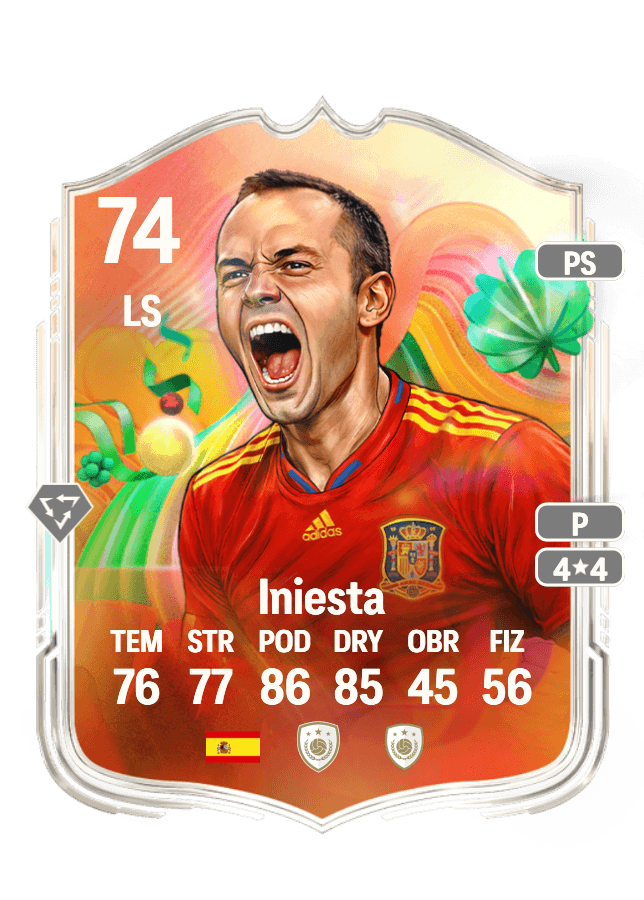 Iniesta card