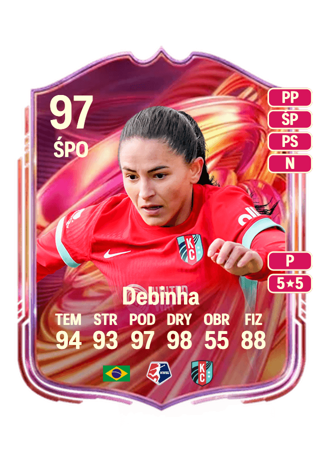 Debinha card