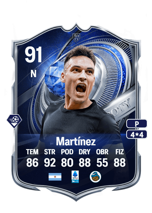 Lautaro Martínez card