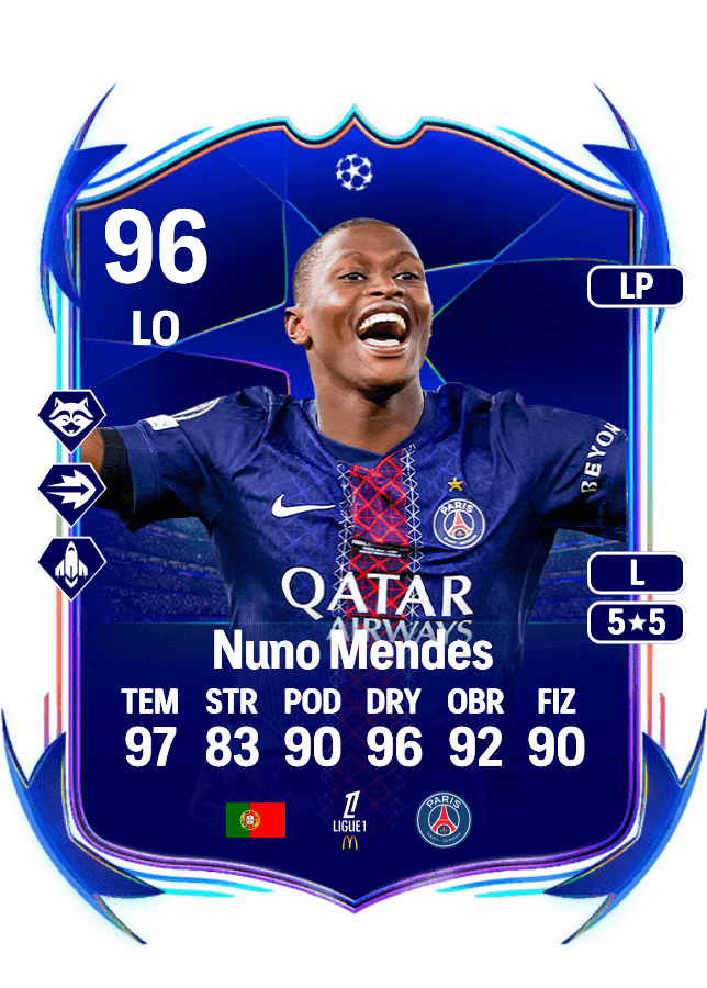 Nuno Mendes card