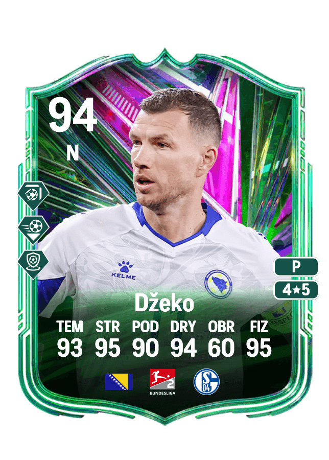 Edin Džeko card