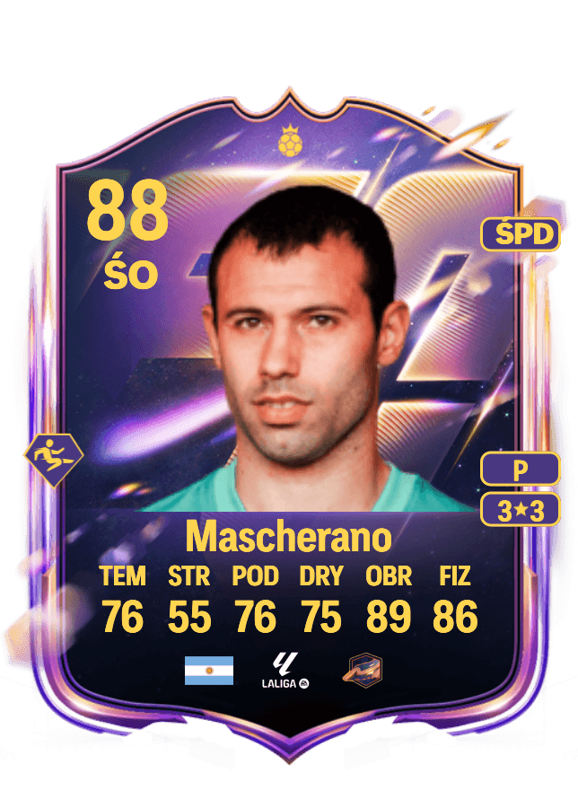 Javier Mascherano card