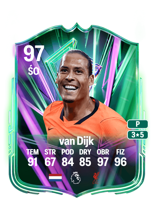 Virgil van Dijk card