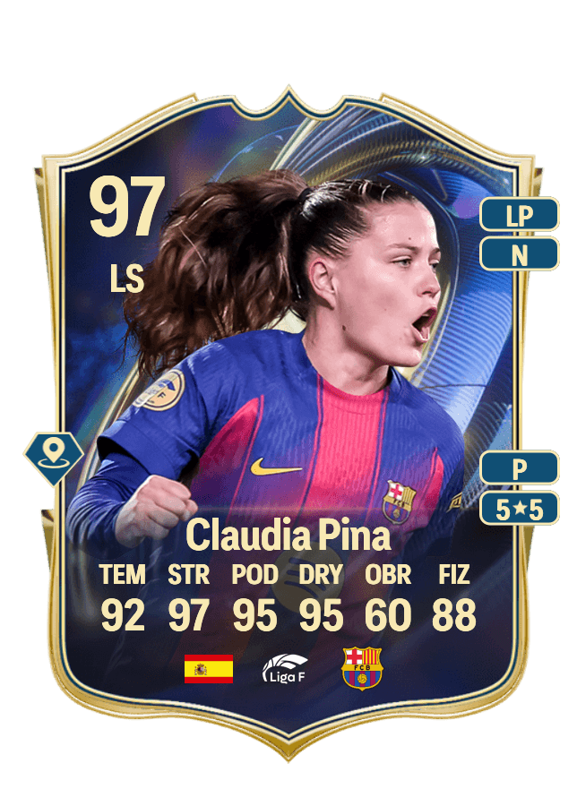 Claudia Pina card