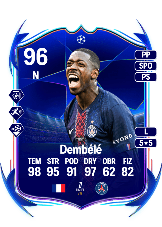Ousmane Dembélé card