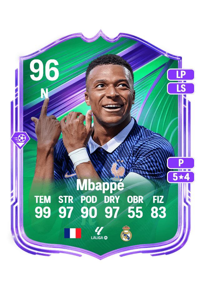 Kylian Mbappé card
