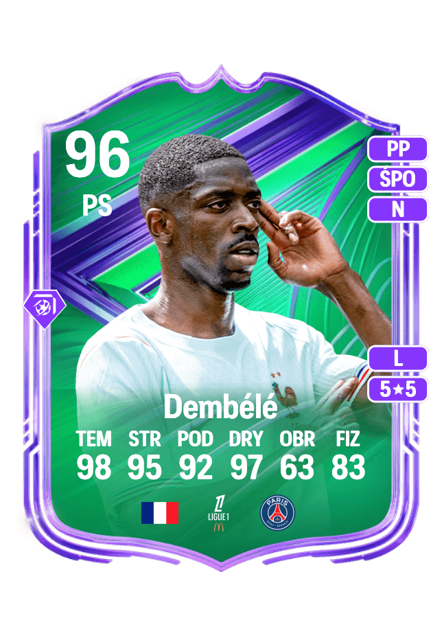 Ousmane Dembélé card