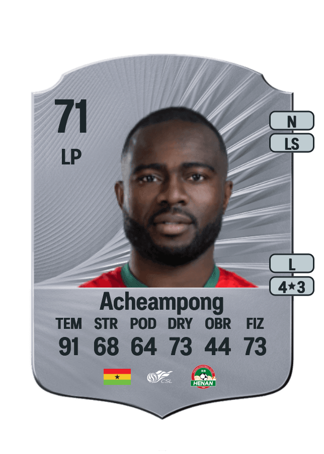 Frank Acheampong card