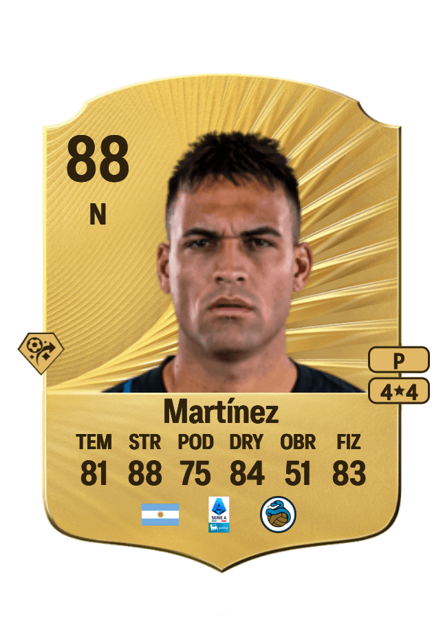 Lautaro Martínez card