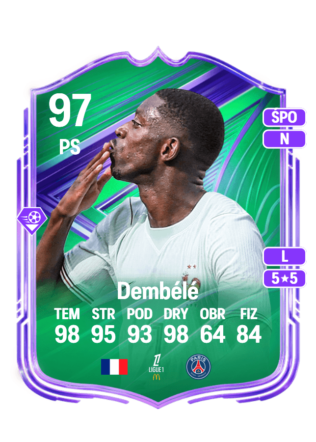 Ousmane Dembélé card