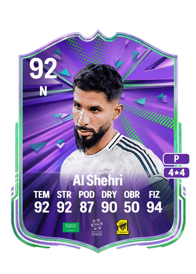 Saleh Al Shehri card