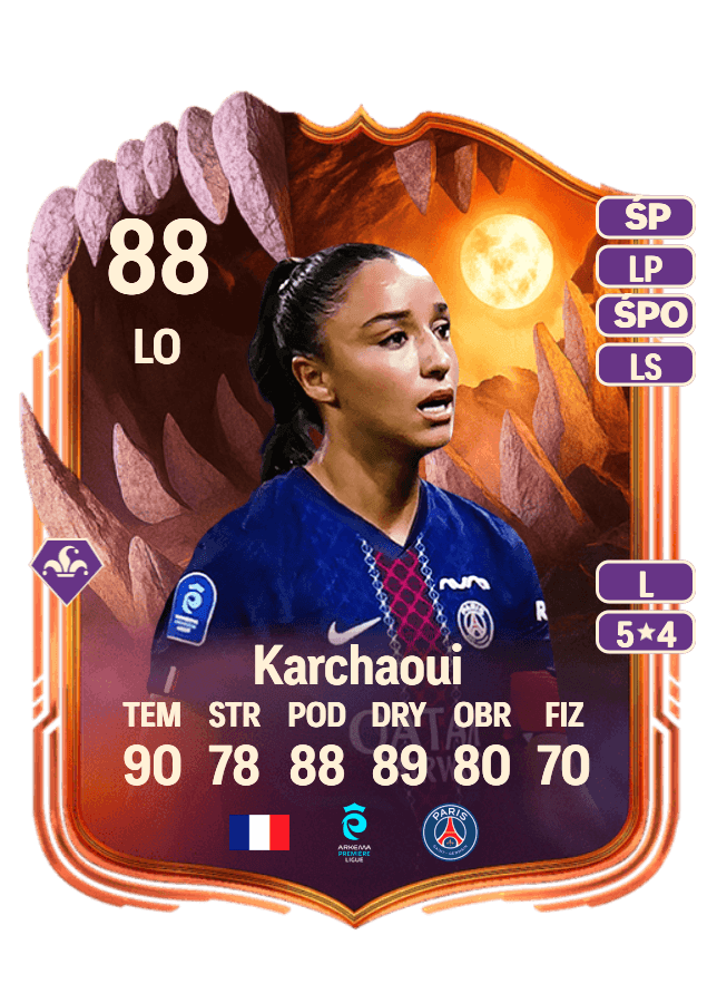 Sakina Karchaoui card
