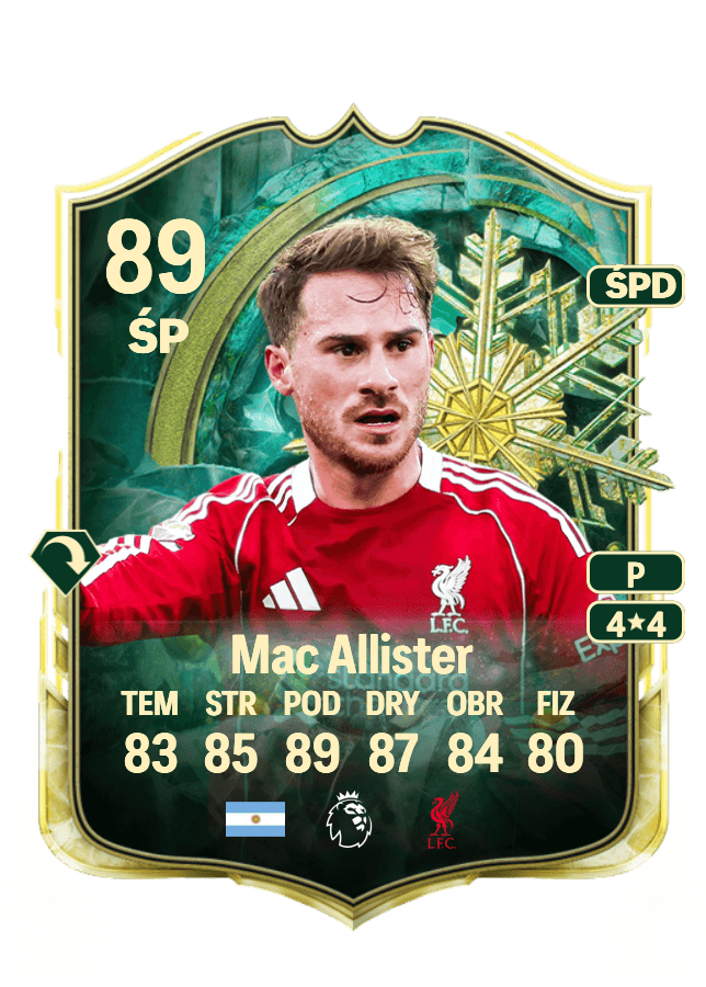 Alexis Mac Allister card