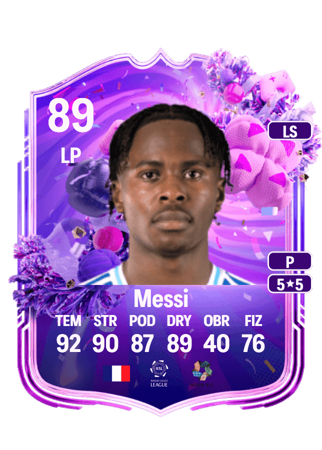 Rayane Messi card