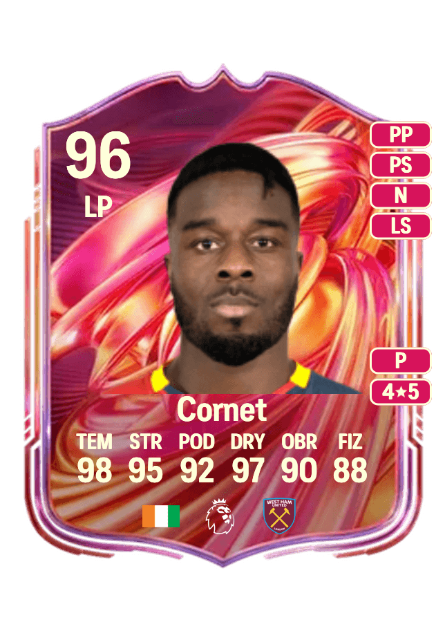 Maxwel Cornet card