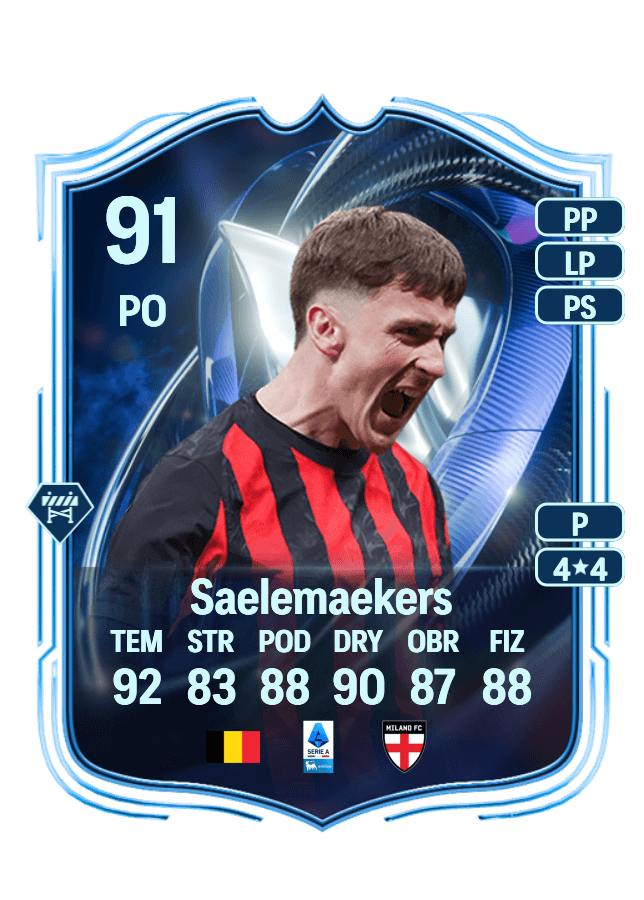 Alexis Saelemaekers card
