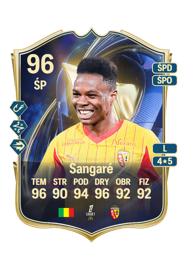 Mamadou Sangaré card